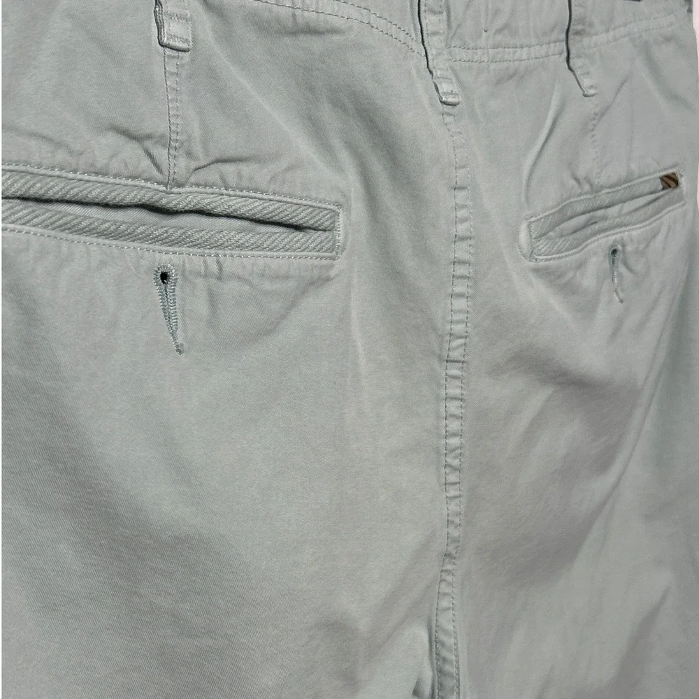 Billy Reid Chino Shorts 100% Pima Cotton Sage‎ Size 28 / 8